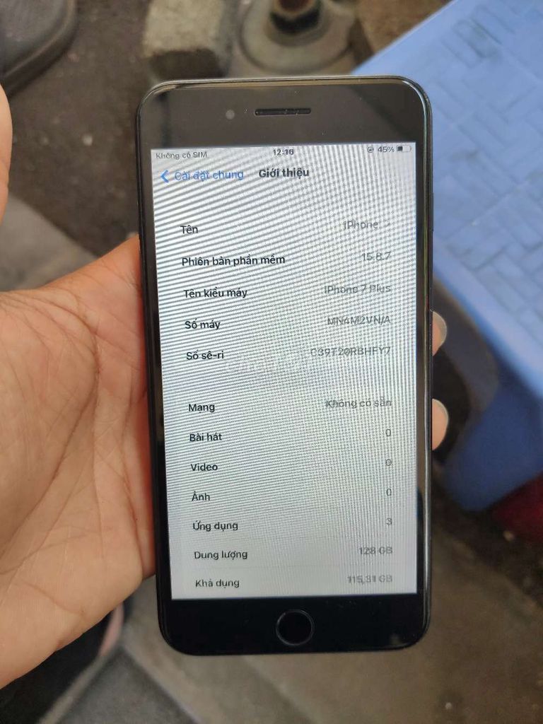 iPhone 7 Plus 128GB Đen. Mua bán Điện thoại tại Quận Hoàng Mai Hà Nội được đăng bởi Nguyễn Xuân Đại hình 1