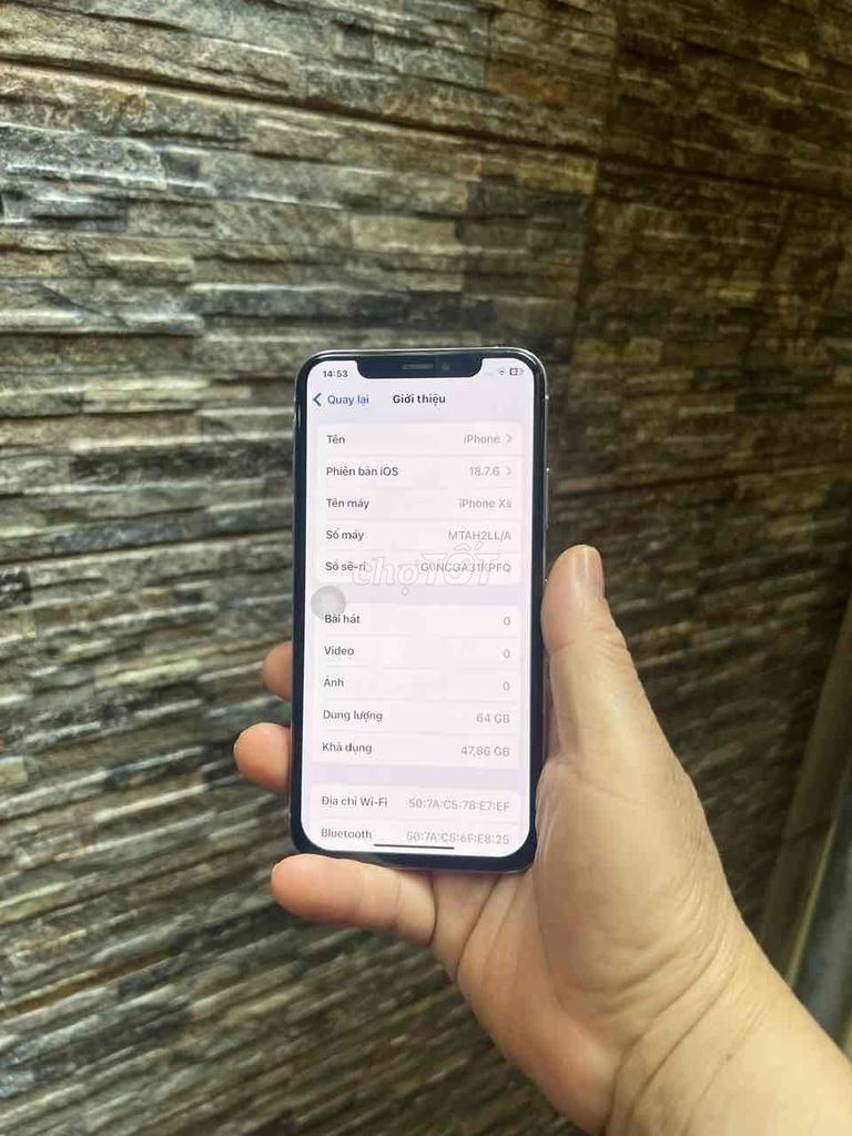Apple iPhone XS 64GB Bạc quốc tế. Mua bán Điện thoại tại Quận Tây Hồ Hà Nội được đăng bởi Chị Hoa hình 1