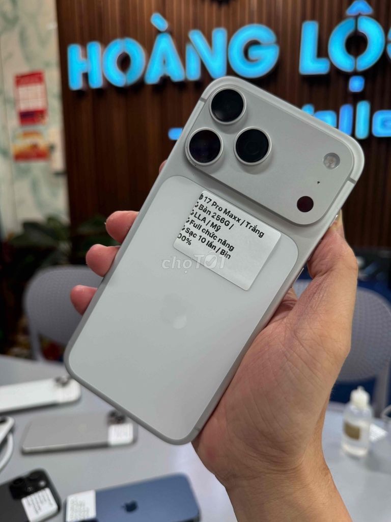 🍎 17 Pro Max 256GB Trắng. Mua bán Điện thoại tại Thành phố Huế Thừa Thiên Huế được đăng bởi Hoàng Lộc Smartphone  hình 1