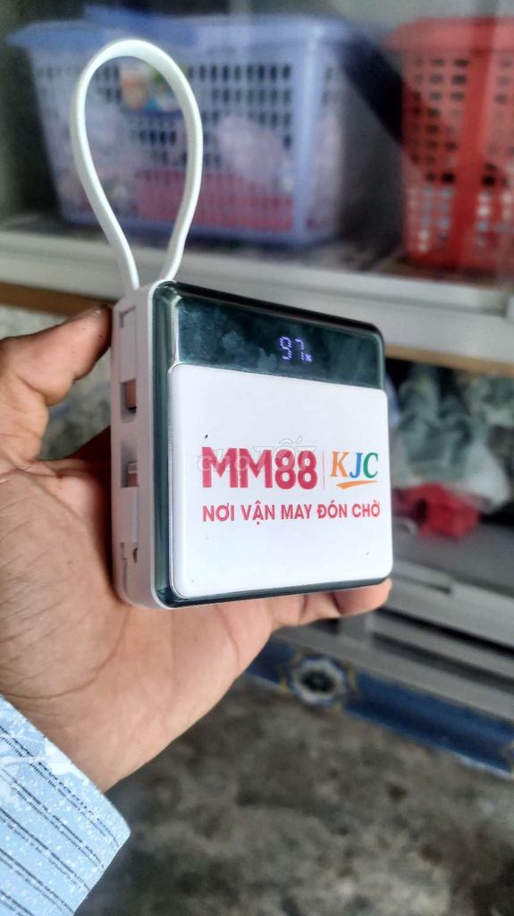 Sạc dự phòng MM88 E48 11600mAh Trắng. Mua bán Phụ kiện (Màn hình, Chuột...) tại Thành phố Cà Mau Cà Mau được đăng bởi hongthinh hình 1