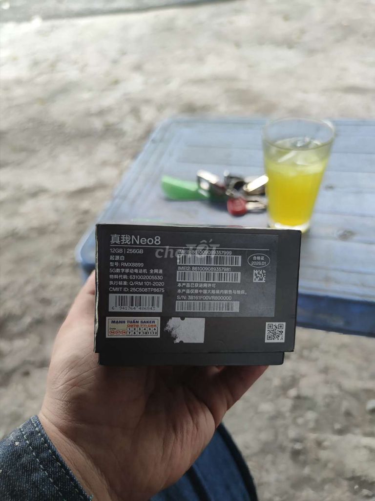 Realme Neo8 256GB Trắng. Mua bán Điện thoại tại Thị xã Kinh Môn Hải Dương được đăng bởi Cậu Cả hình 1