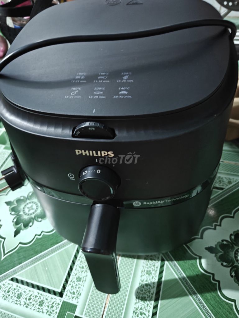 Nồi chiên không dầu Philips Đen. Mua bán Bếp, lò, đồ điện nhà bếp tại Huyện Trảng Bàng Tây Ninh được đăng bởi Di Nhã hình 1