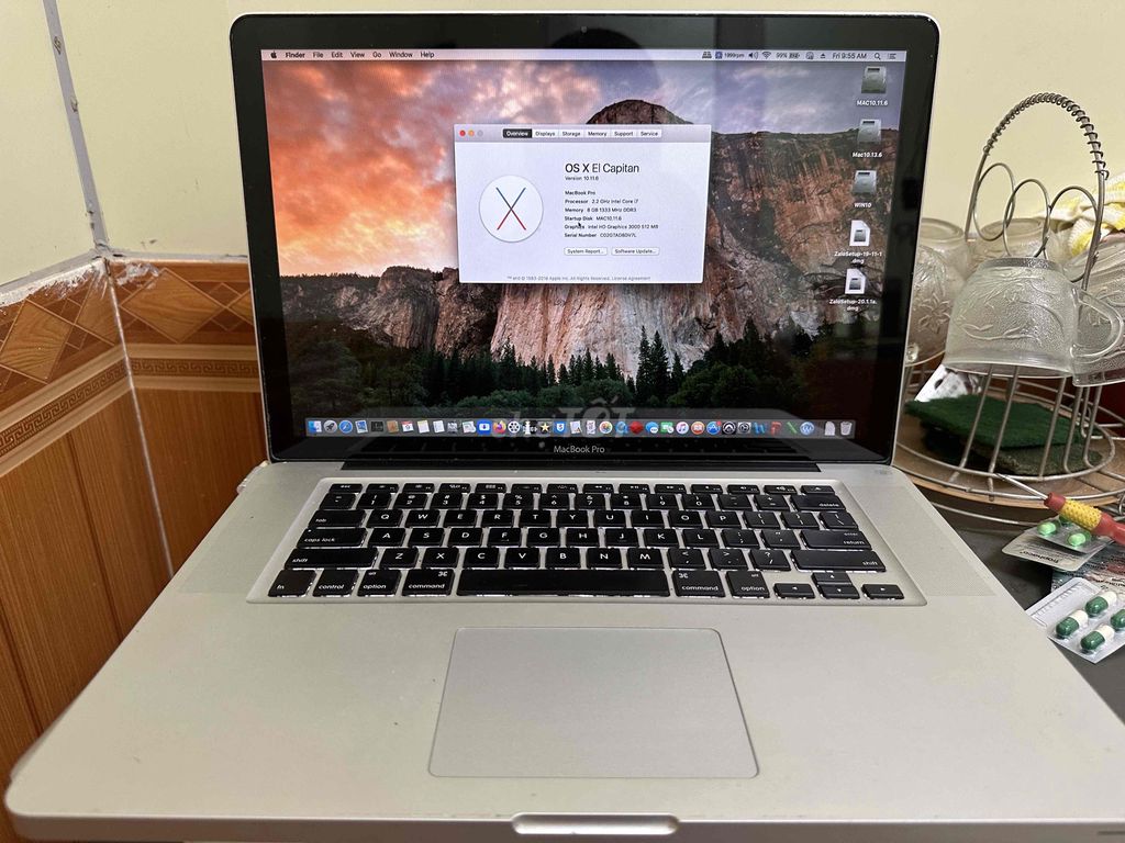 Apple MacBook Pro 15 inch 8GB/240GB. Mua bán Laptop tại Quận Ba Đình Hà Nội được đăng bởi Dat hình 1