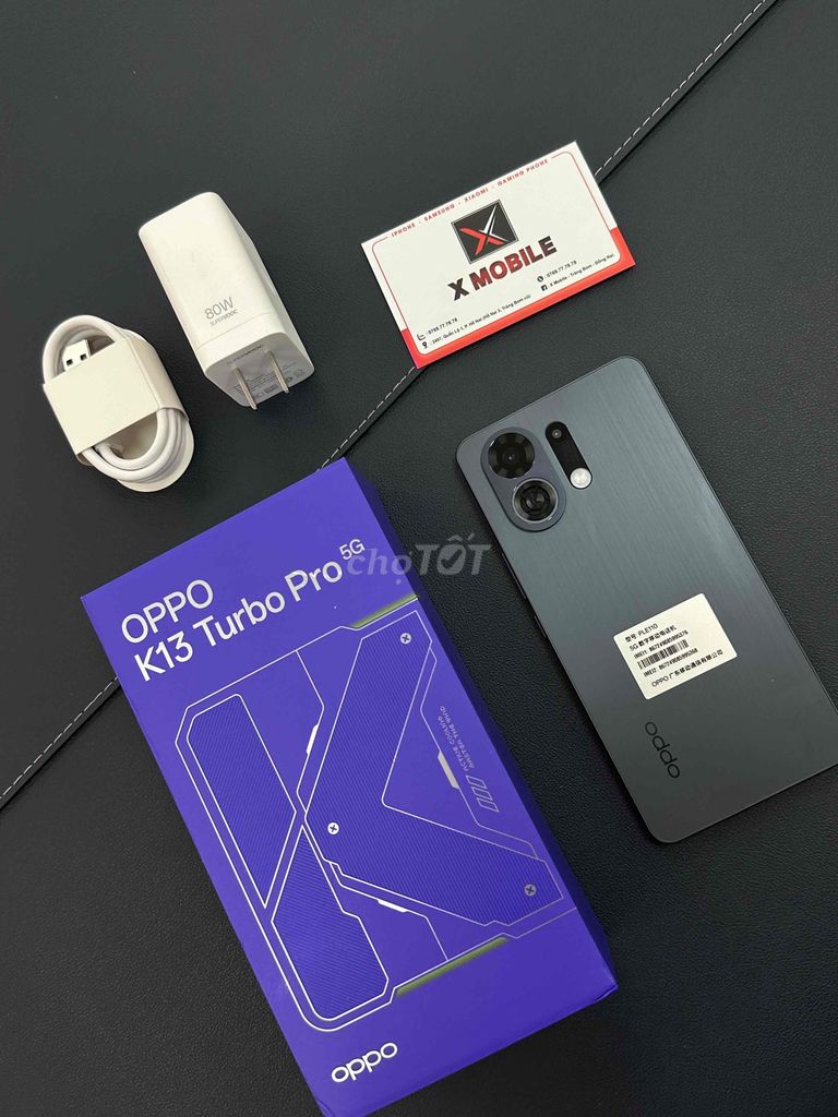 OPPO K13 TURBO PRO 12/256GG 5G 2S LIKE NEW FULLBOX. Mua bán Điện thoại tại Huyện Trảng Bom Đồng Nai được đăng bởi X Mobile Trảng Bom hình 1