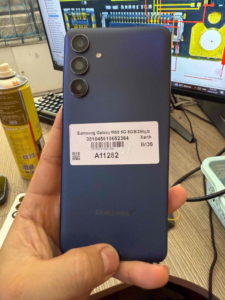Samsung Galaxy M55 5G 8GB/256GB Xanh. Mua bán Điện thoại tại Thành phố Thuận An Bình Dương được đăng bởi Nguyễn Hữu Đô hình 1