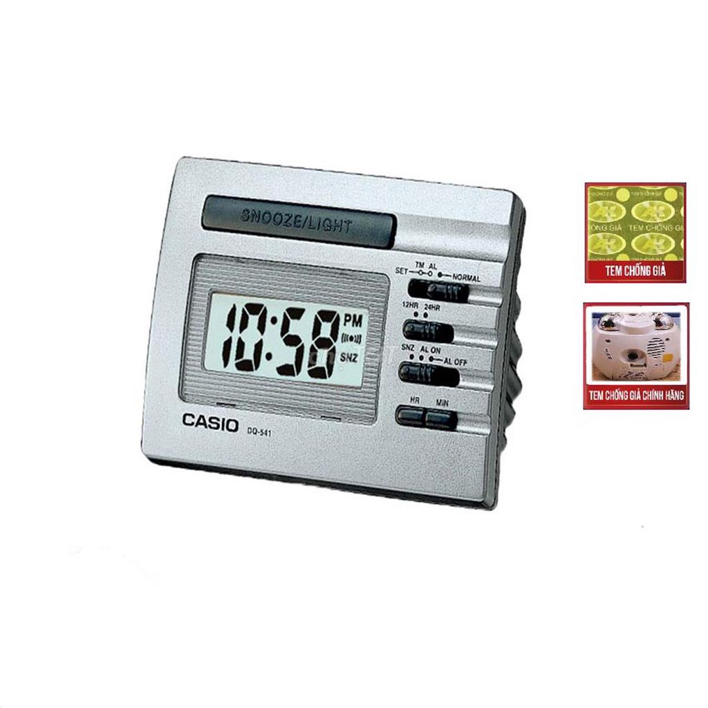 Đồng hồ để bàn điện tử Casio DQ-541D-8R màu xám. Mua bán Nội thất, đồ gia dụng khác tại Huyện Thuận Thành Bắc Ninh được đăng bởi nguyễn hải hình 1