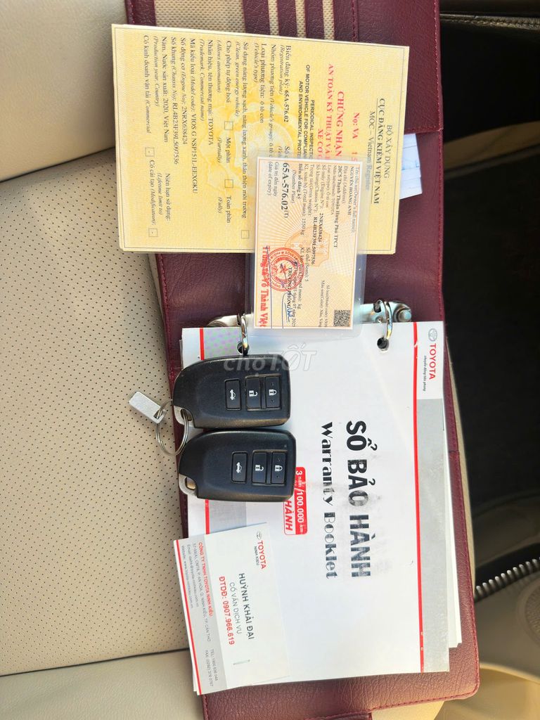 Chính chủ cần bán Toyota Vios 1.5G 2020  - 389Tr. Mua bán Ô tô tại Quận Cái Răng Cần Thơ được đăng bởi Hoàng Anh hình 6