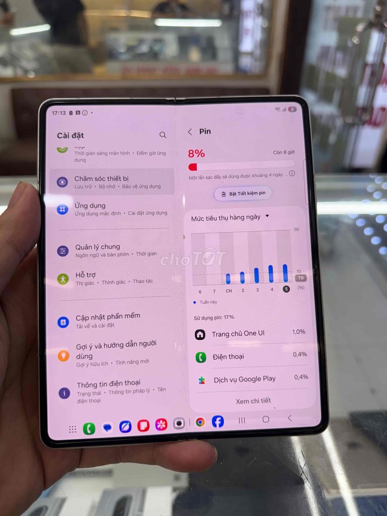 Samsung Z Fold 3 Bạc bỏ màn ngoài. Mua bán Điện thoại tại Quận Đống Đa Hà Nội được đăng bởi Dung hình 1