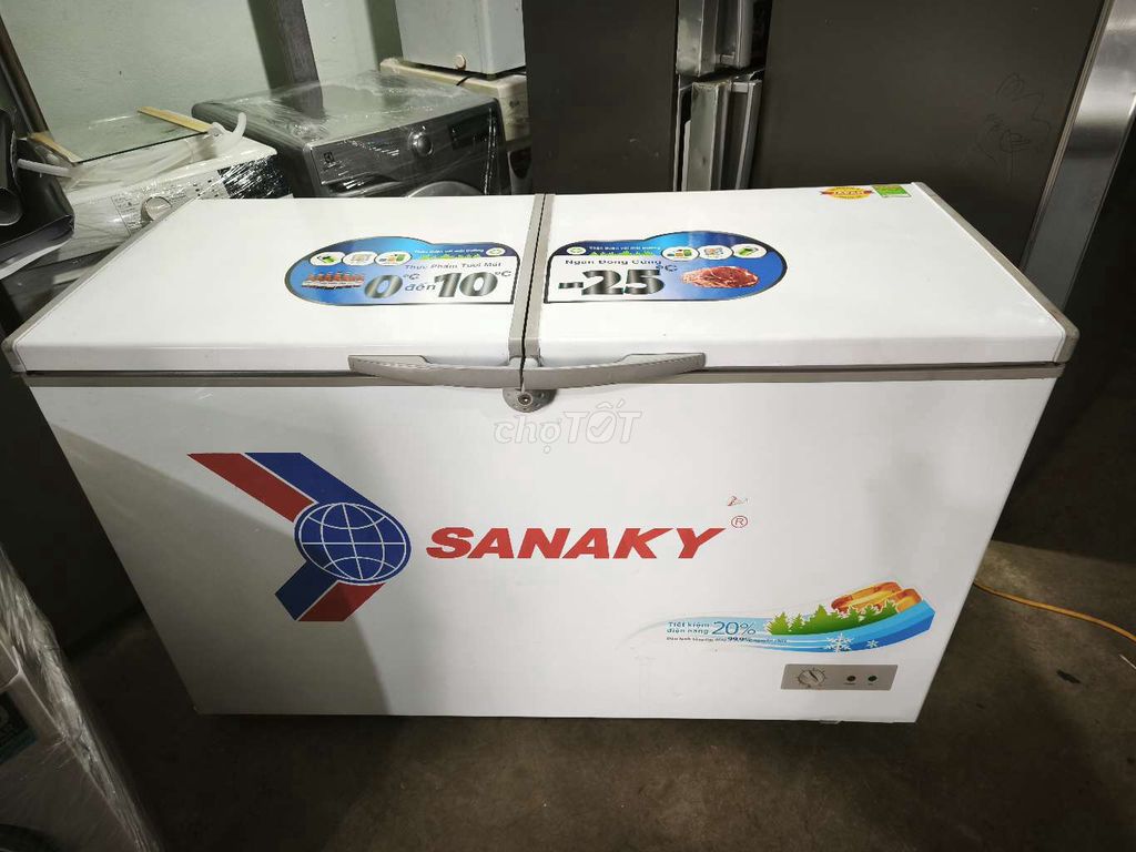 Tủ đông Sanaky 320 lít Trắng. Mua bán Tủ lạnh tại Quận Thanh Khê Đà Nẵng được đăng bởi ĐIỆN MÁY QUỐC KHÁNH  hình 1