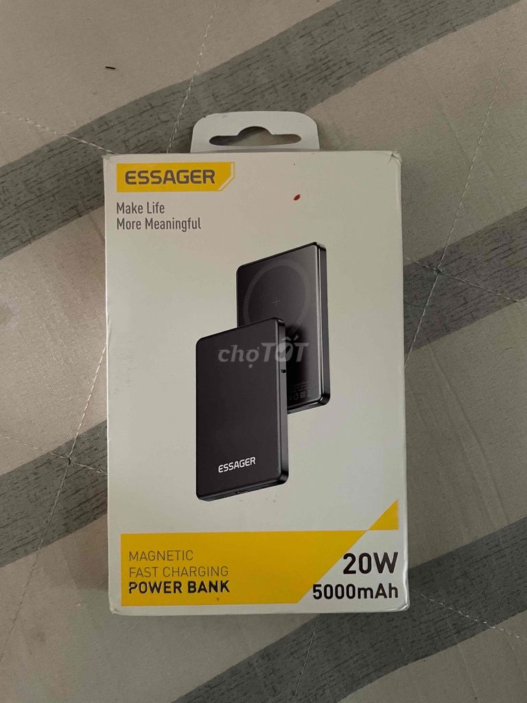 sạc hít điện thoại iphone Esager 20w 5000w