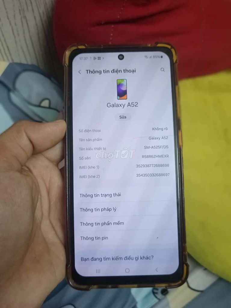 Samsung Galaxy A52 . Mua bán Điện thoại tại Quận Gò Vấp Tp Hồ Chí Minh được đăng bởi Khải hình 1