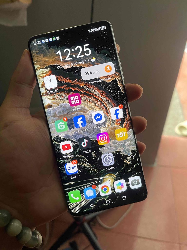 Huawei P50 Pro 128GB Nứt kính. Mua bán Điện thoại tại Quận Hoàng Mai Hà Nội được đăng bởi TĐT hình 1