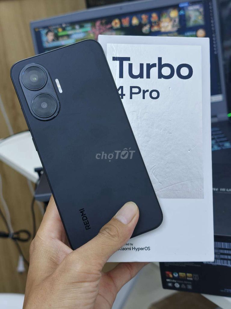 Xiaomi Redmi Turbo 4 Pro 256GB Đen Mới. Mua bán Điện thoại tại Thành phố Thủ Đức Tp Hồ Chí Minh được đăng bởi Hải Nam Store hình 1