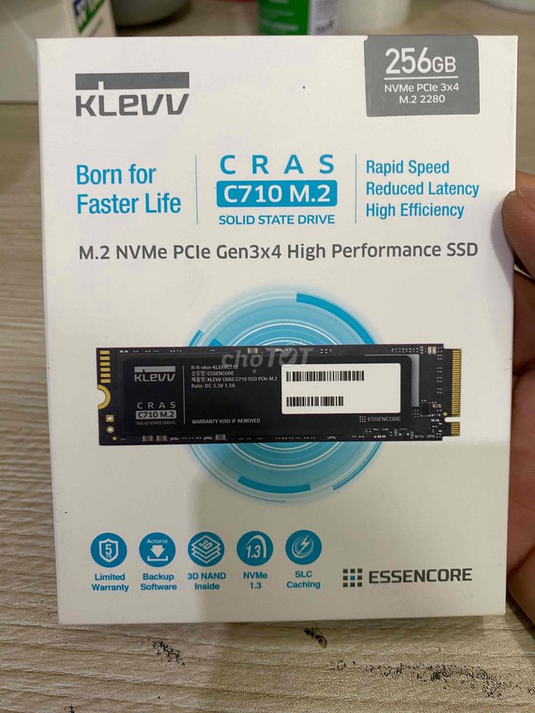 thanh lý 50c ssd nvme 256G new