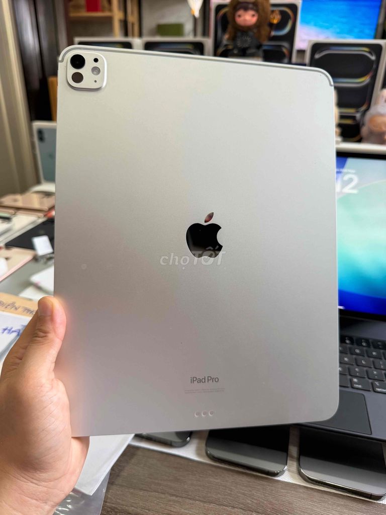 iPad Pro 13in Chip M4 256G Trắng P100 Đẹp Keng Zin. Mua bán Máy tính bảng tại Thành phố Thủ Đức Tp Hồ Chí Minh được đăng bởi Táo Uy Tín Chuyên Cung Cấp Sỉ Và Lẻ Tuyển Công Tác Viên hình 1