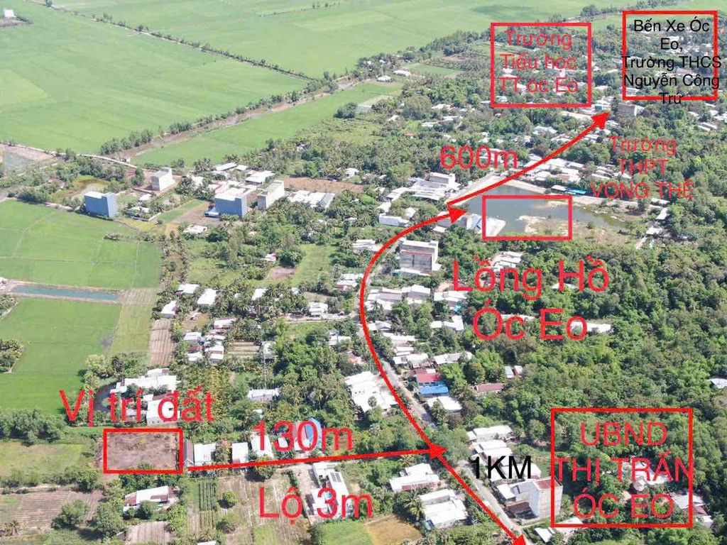 ĐẤT THỔ CƯ 400m2 Lộ Bê Tông tại TT Óc Eo. Mua bán đất tại Huyện Thoại Sơn An Giang được đăng bởi Văn Nghị.Bđs hình 3