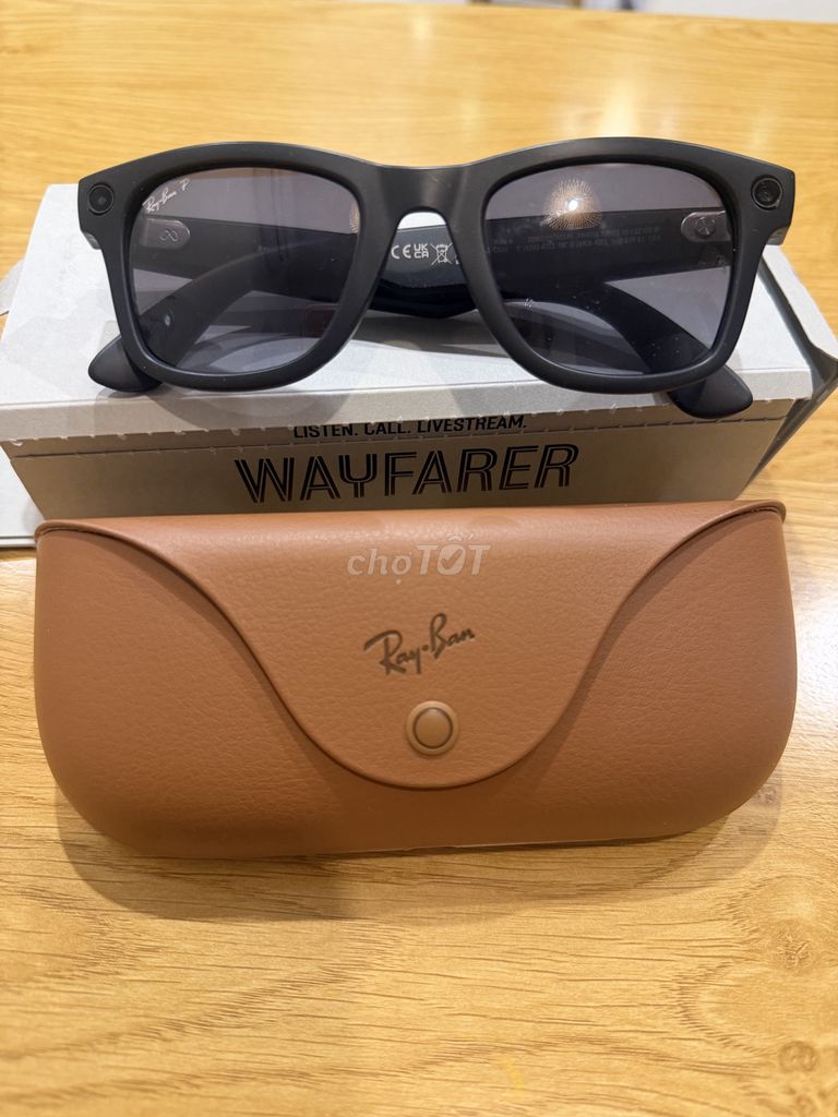 Kính thông minh Ray-Ban RW4006 đen. Mua bán Thiết bị đeo thông minh tại Thành phố Thủ Đức Tp Hồ Chí Minh được đăng bởi Huyền Trâm hình 1