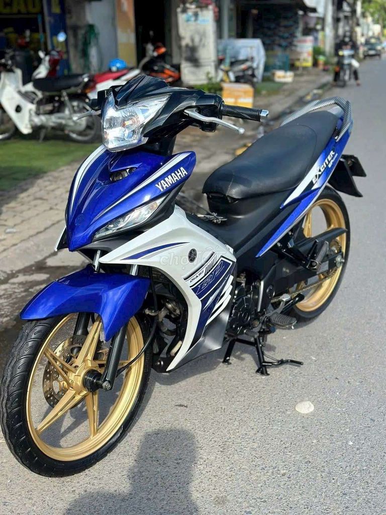 Yamaha Exciter 150 Xanh trắng. Mua bán Xe máy tại Quận Ninh Kiều Cần Thơ được đăng bởi CHXM Trung Trưc  hình 4