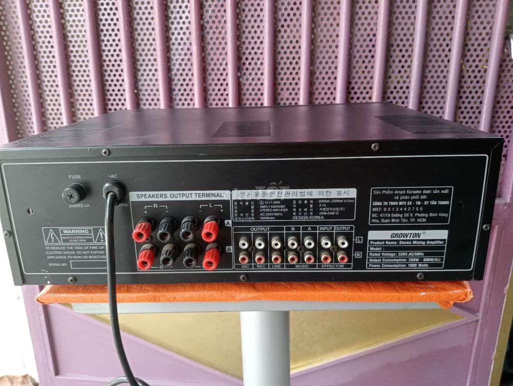 Ampli GROWTO PA-203III. Mua bán Tivi, Âm thanh tại Huyện Củ Chi Tp Hồ Chí Minh được đăng bởi HÒA TRẦN  hình 4