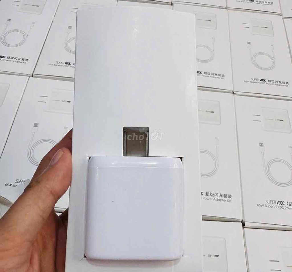 Bộ sạc SuperVOOC 65W Trắng. Mua bán Phụ kiện (Màn hình, Chuột...) tại Quận Nam Từ Liêm Hà Nội được đăng bởi dư Tân  hình 1
