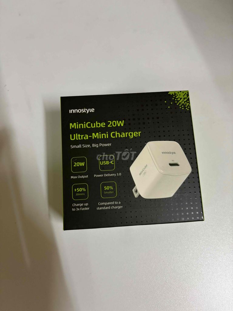 Sạc Innostyle MiniCube 20W Trắng. Mua bán Phụ kiện (Màn hình, Chuột...) tại Huyện Chợ Mới An Giang được đăng bởi K hình 1