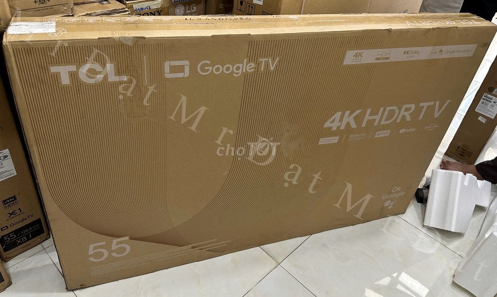 TIVI. GOOGLE 4K 55 inch. TCL. 55P635