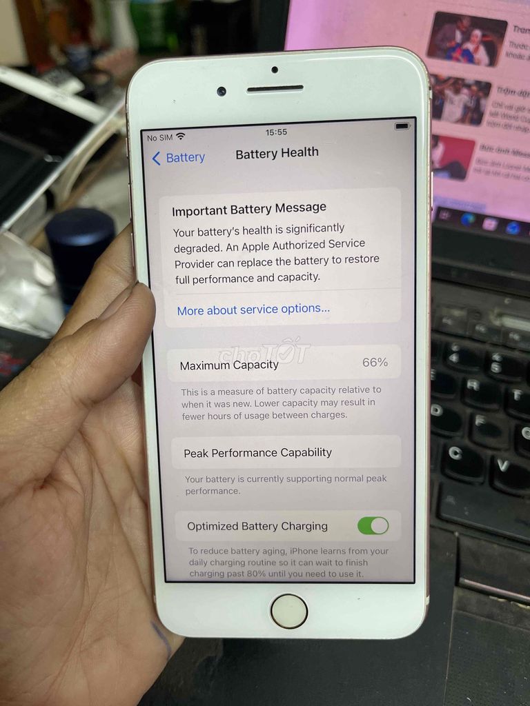 Apple iPhone 7 Plus 32GB Vàng hồng Đã qua sử dụng. Mua bán Điện thoại tại Quận 8 Tp Hồ Chí Minh được đăng bởi Lê Quang Nhất hình 1