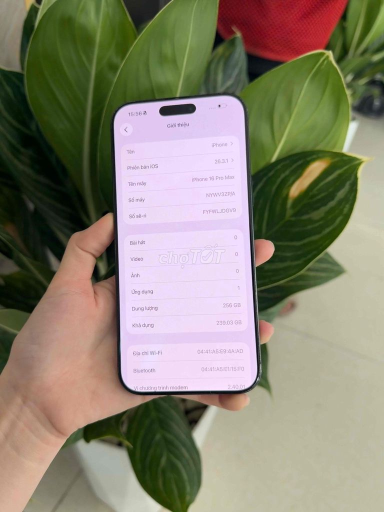 iPhone 16 Pro Max 256GB Đen. Mua bán Điện thoại tại Thành phố Thủ Dầu Một Bình Dương được đăng bởi Điện Thoại Giá rẻ Bình Dương hình 1