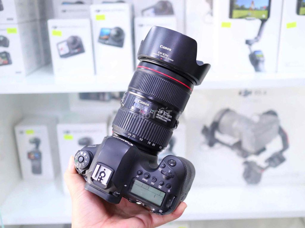 Máy ảnh Canon 6D Mark II +Lens EF 24-105F4 L2 IS. Mua bán Máy ảnh, Máy quay tại Thành phố Thủ Dầu Một Bình Dương được đăng bởi Chinh Lee hình 1