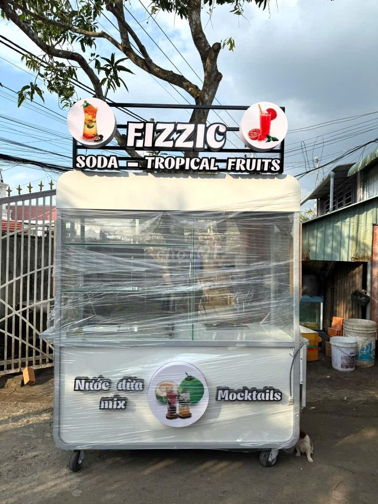 Xe bán hàng rong Kim loại Trắng. Mua bán Đồ chuyên dụng, Giống nuôi trồng tại Thành phố Sóc Trăng Sóc Trăng được đăng bởi hien le hình 1