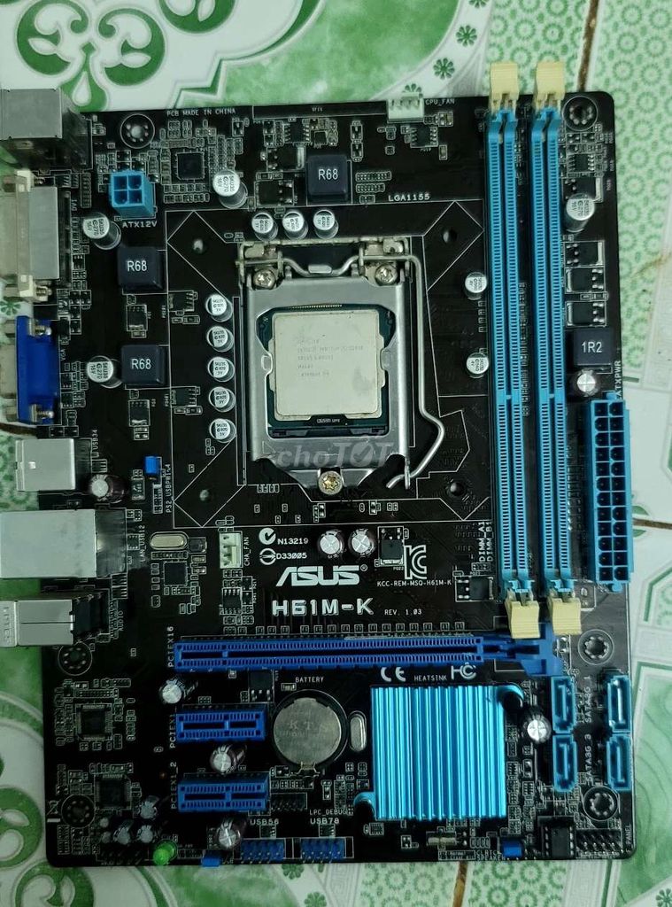 Main Asus H61 Lỗi 1 khe ram