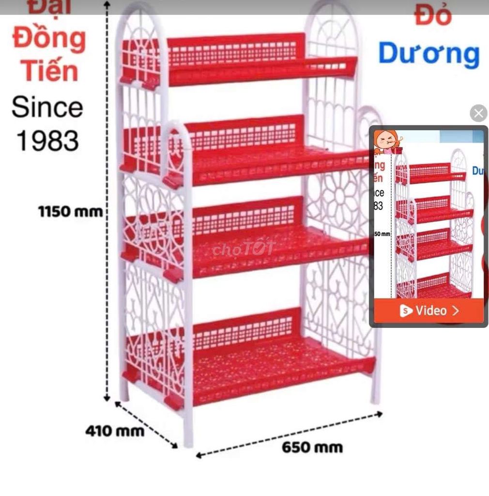 Kệ chén bát Song Long Nhựa 2 tầng. Mua bán Dụng cụ nhà bếp tại Quận Đống Đa Hà Nội được đăng bởi Hải Anh hình 1