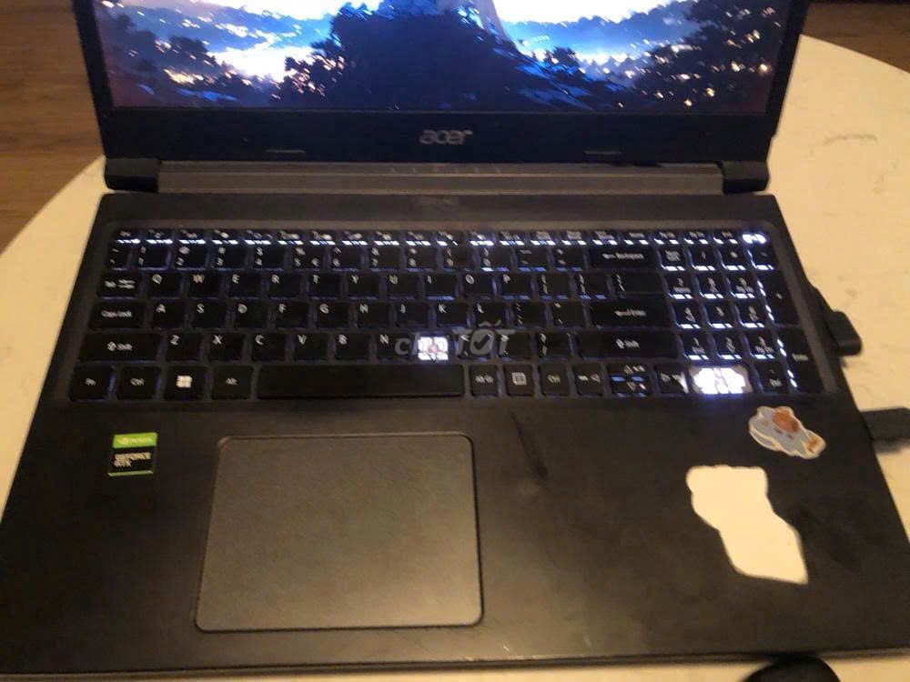 Acer Aspire A715 Ryzen 5 16GB/256GB Đen. Mua bán Laptop tại Huyện Thanh Oai Hà Nội được đăng bởi Pham Chi cong hình 1