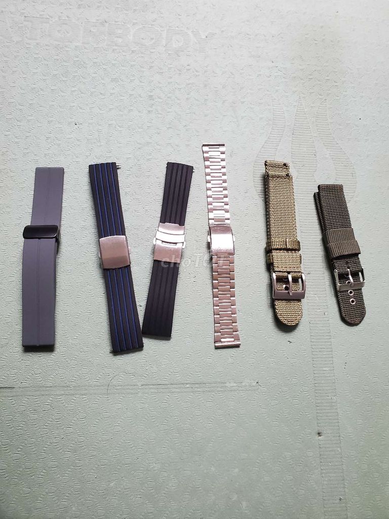 Dây đồng hồ 20mm Thép/Dù/Cao su. Mua bán Phụ kiện thời trang khác tại Thị xã Kinh Môn Hải Dương được đăng bởi Phạm Thành  hình 1