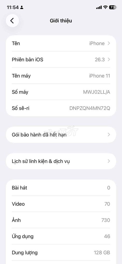 Apple iPhone 11 128GB. Mua bán Điện thoại tại Huyện Bình Chánh Tp Hồ Chí Minh được đăng bởi Trần Công hình 1