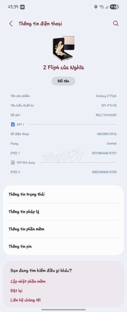 Samsung Galaxy Z Flip4 Vàng. Mua bán Điện thoại tại Quận Cầu Giấy Hà Nội được đăng bởi nghia hình 1