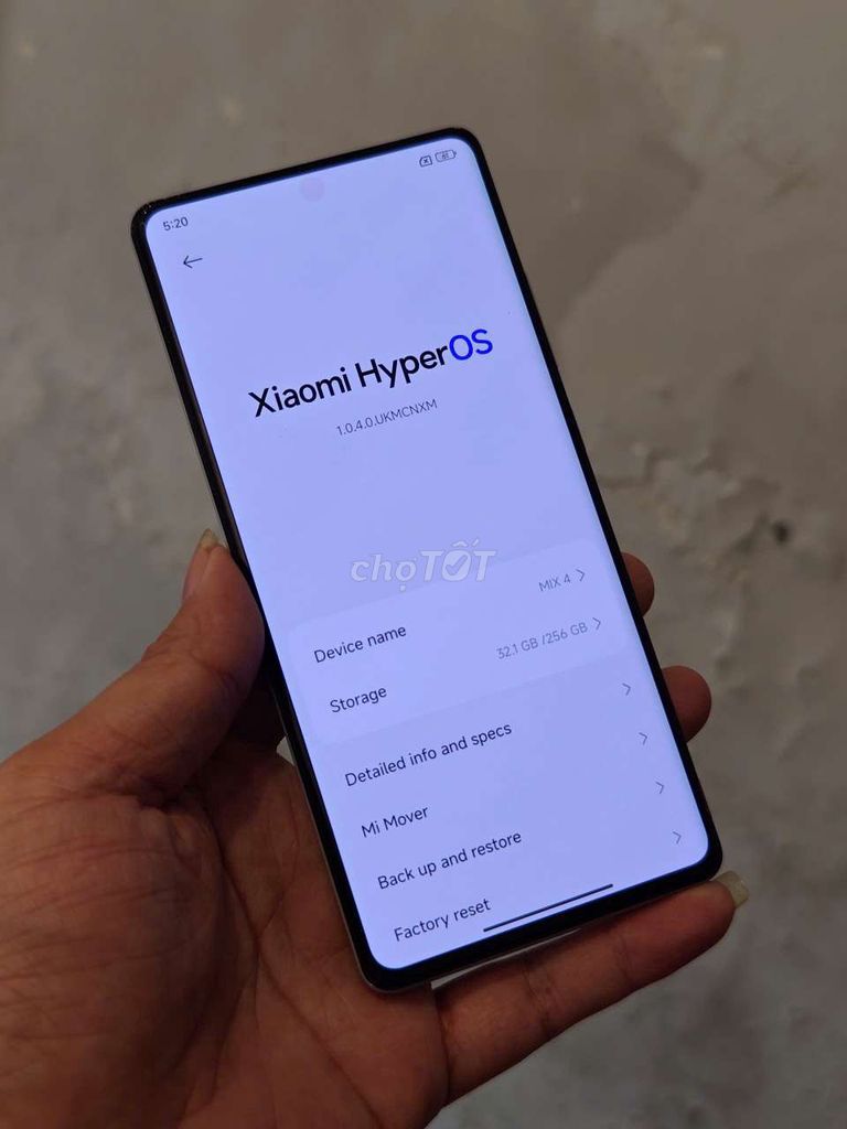 Xiaomi Mi Mix 4 256GB Đã qua sử dụng. Mua bán Điện thoại tại Quận 12 Tp Hồ Chí Minh được đăng bởi Phong Lê hình 1