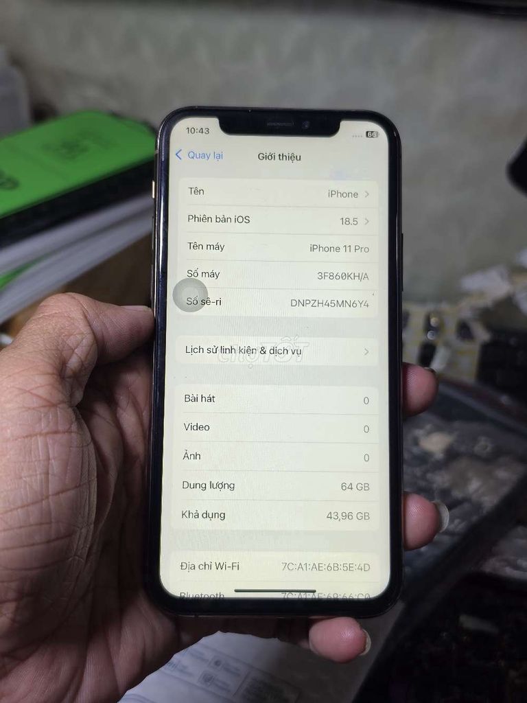 iPhone 11 Pro 64GB lướt web treo game giá rẻ . Mua bán Điện thoại tại Quận 8 Tp Hồ Chí Minh được đăng bởi Thiên Hòa mobile  hình 1