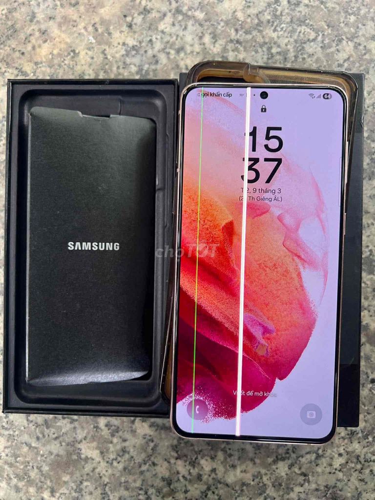 Samsung S21 Plus 5G Hồng màn hình sọc. Mua bán Điện thoại tại Thành phố Dĩ An Bình Dương được đăng bởi Minh Chiến hình 1