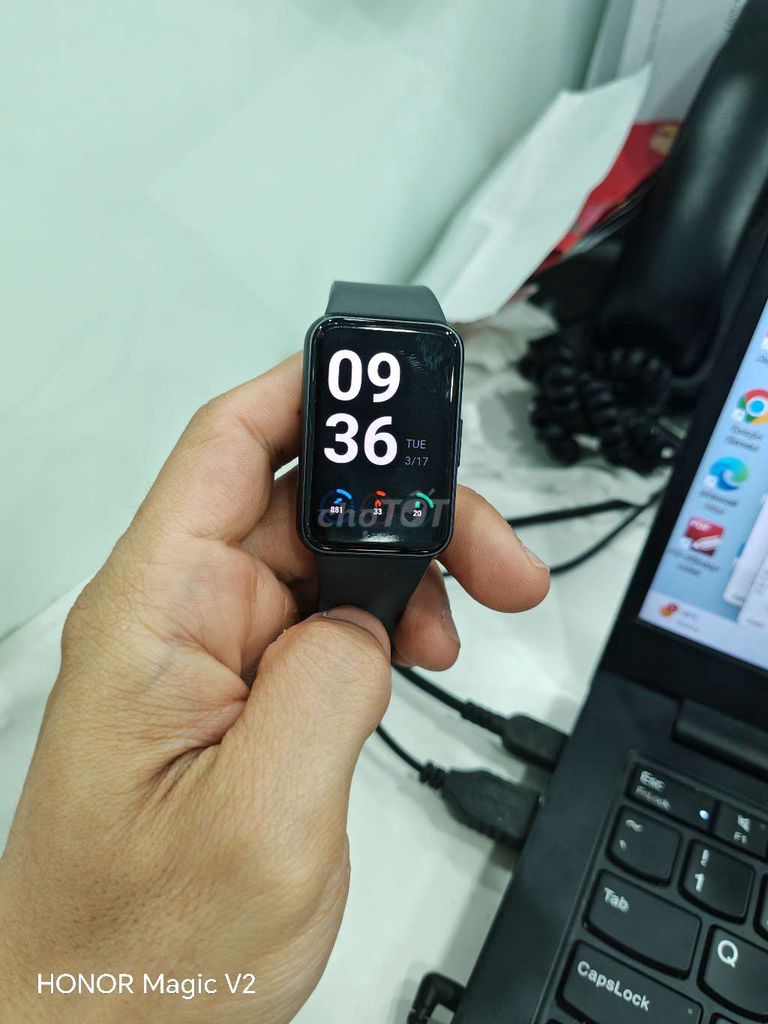 Galaxy fit 3 đen. Mua bán Thiết bị đeo thông minh tại Quận 3 Tp Hồ Chí Minh được đăng bởi Nhan Nguyen hình 1