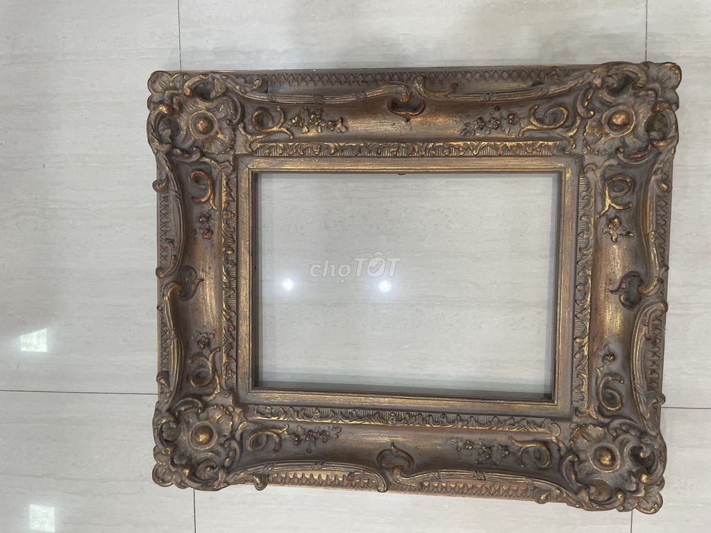 Khung tranh gỗ nguyên khối 65x55cm. Mua bán Cây cảnh, đồ trang trí tại Quận Thanh Xuân Hà Nội được đăng bởi khanh pham quoc hình 1