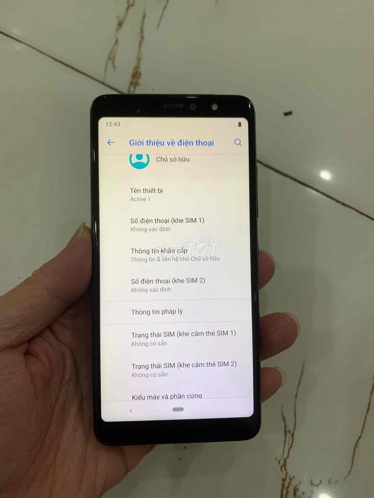 Bán Vsmart Active1 ram4/64 zin nút nguồn khó ấn. Mua bán Điện thoại tại Quận Hà Đông Hà Nội được đăng bởi Mạnh Mobile hình 1