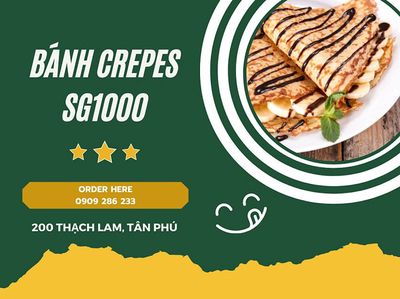 Tuyển 10 bạn bán bánh Crepe - Part time Tân Bình