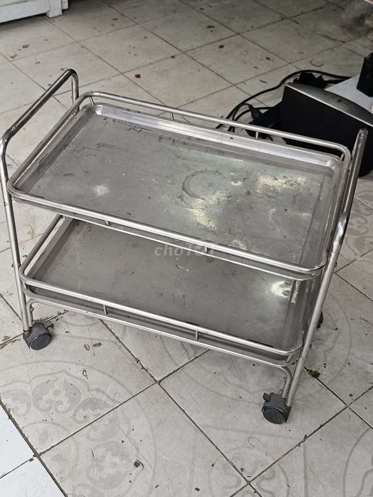 Kệ Inox Bạc Bánh Xe. Mua bán Tủ, kệ gia đình tại Quận Tân Bình Tp Hồ Chí Minh được đăng bởi A phát hình 1