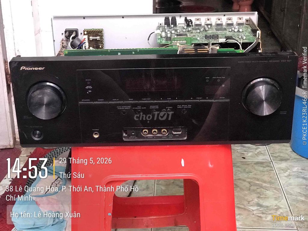 Ampli Pioneer VSX-821K Đen. Mua bán Tivi, Âm thanh tại Quận 12 Tp Hồ Chí Minh được đăng bởi lê hoàng xuân hình 1