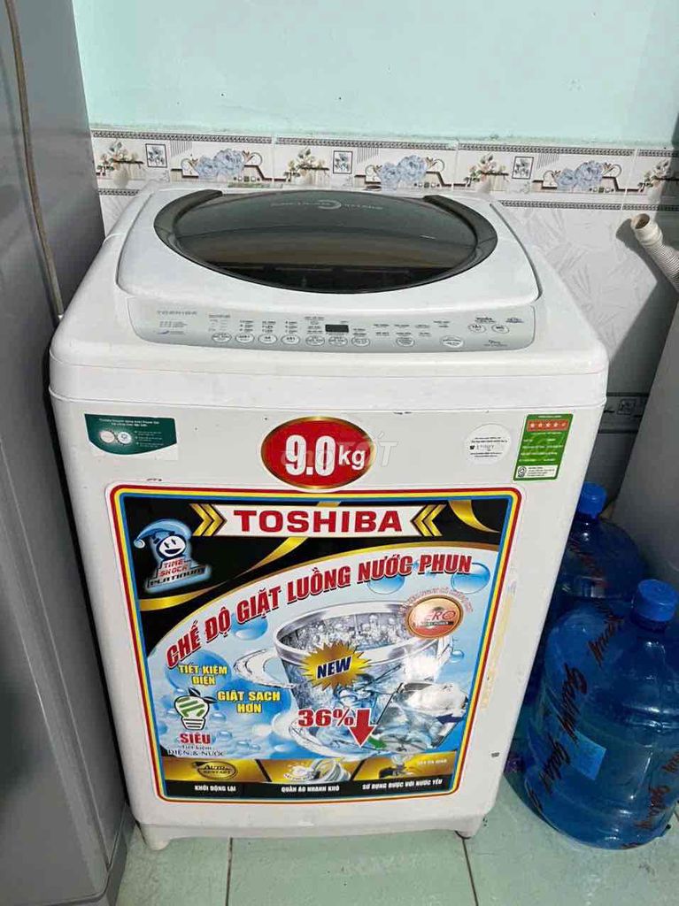 Máy giặt Toshiba 9kg cửa trên. Mua bán Máy giặt tại Thị xã Phú Mỹ Bà Rịa - Vũng Tàu được đăng bởi Th hình 1
