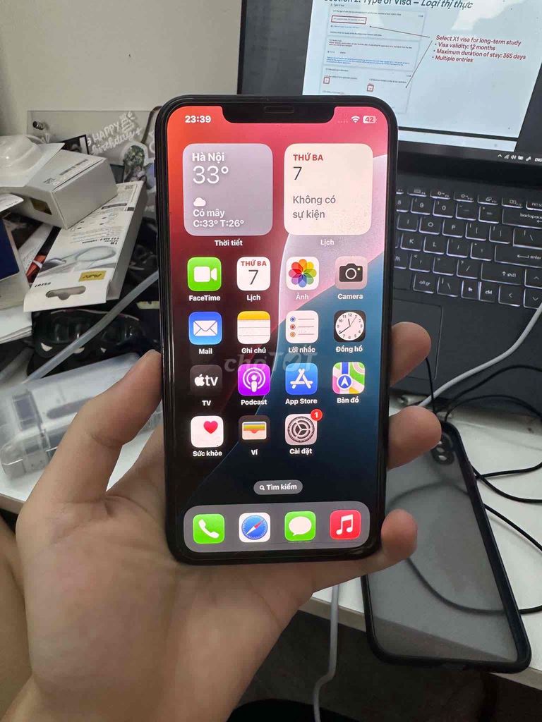 Bán iphone xs max đen 64gb full chức năng. Mua bán Điện thoại tại Quận Gò Vấp Tp Hồ Chí Minh được đăng bởi Trần Quốc Hiếu hình 1
