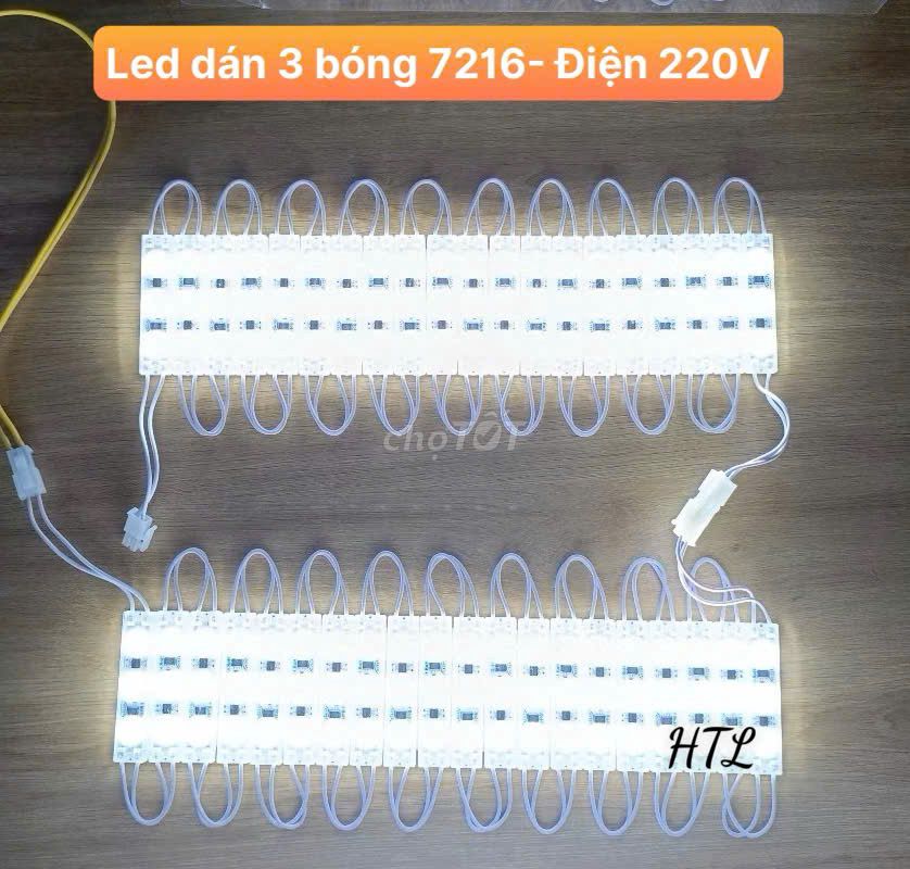 Đèn LED 2835 220V 3 bóng. Mua bán Đèn tại Quận Cẩm Lệ Đà Nẵng được đăng bởi Thiệt bị điện HT hình 1