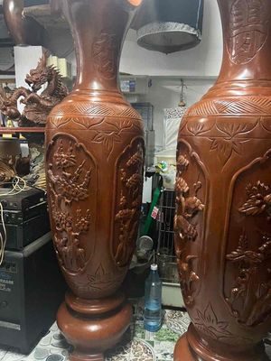 Thanh Lý Cặp Lục Bình Gỗ Chạm Tay. Mua bán Nội thất, đồ gia dụng khác tại Quận Tân Bình Tp Hồ Chí Minh được đăng bởi Kim Lương Lưu