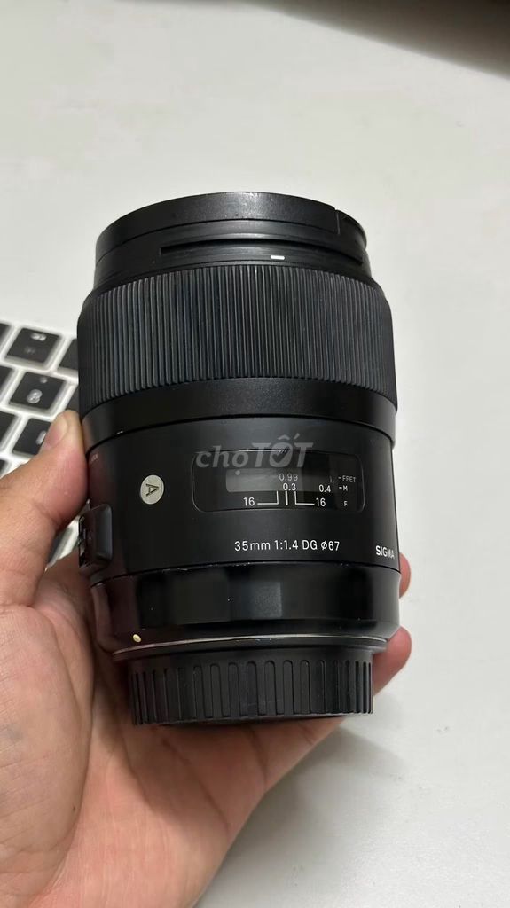 Ống kính Sigma 35mm f/1.4 DG Art Canon Đen. Mua bán Máy ảnh, Máy quay tại Quận Cẩm Lệ Đà Nẵng được đăng bởi Tên chưa cung cấp hình 1